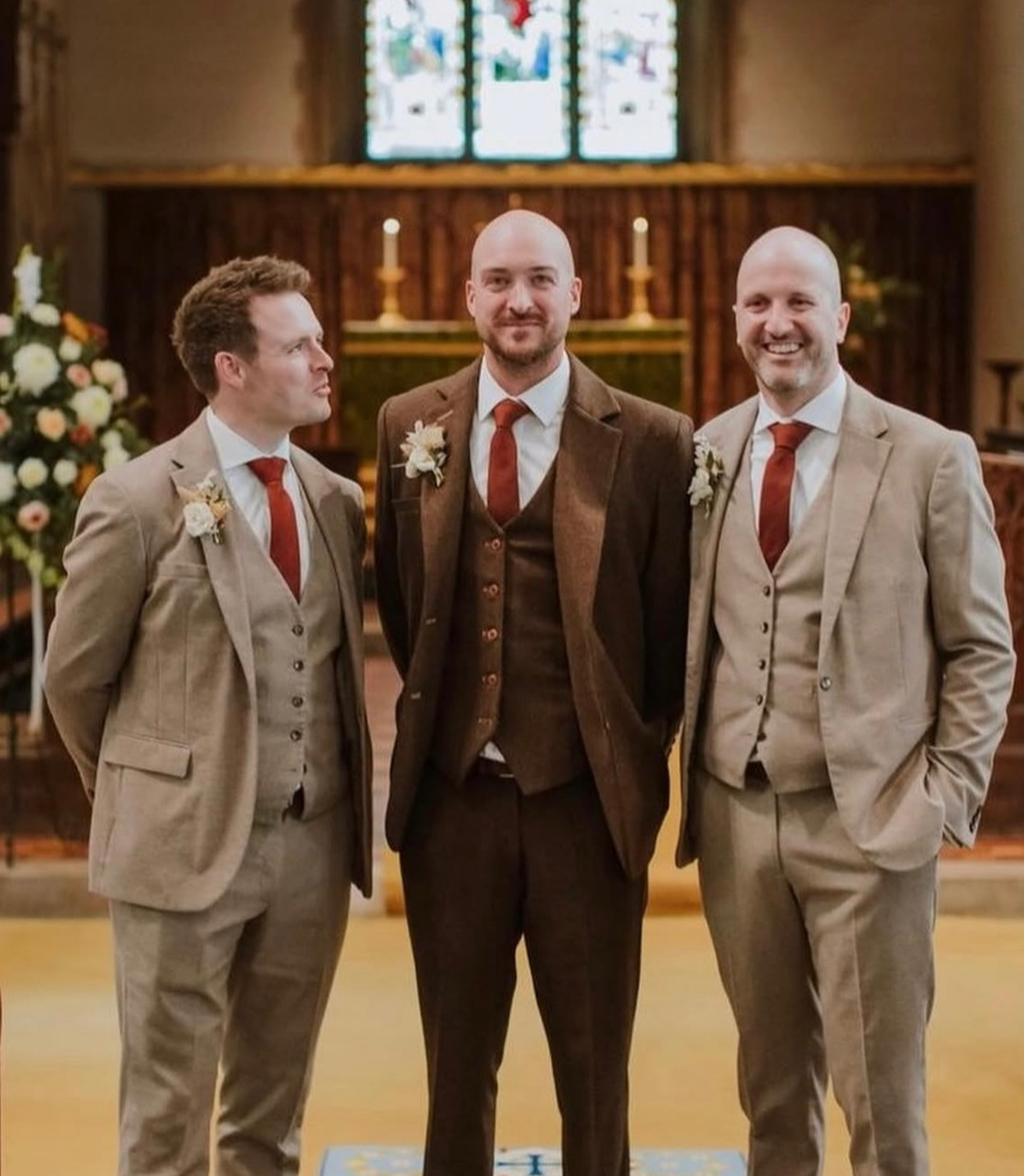 Sandstone Tan Two Piece Suit